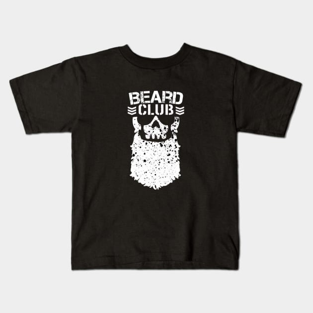 Beard Club Kids T-Shirt by CadeCarnage